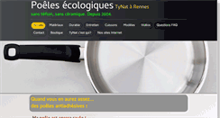 Desktop Screenshot of poele-ecologique.fr